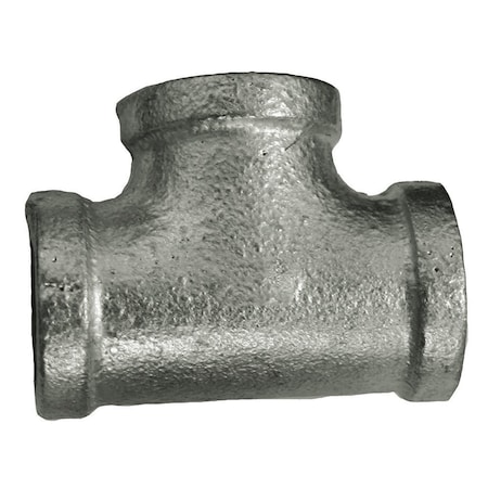 Jones Stephens 4in. Galvanized Iron Tee, Banded G4600860